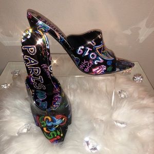 Cape Robbin Graffiti Heels | Poshmark